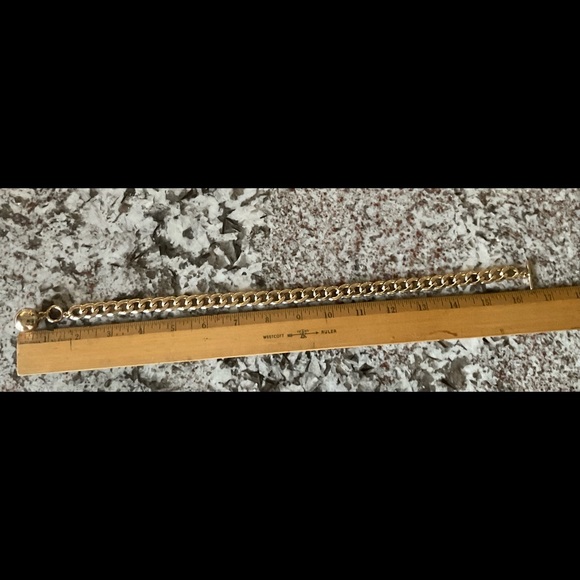 Chunky Gold Tone Chain Necklace - Picture 3 of 3